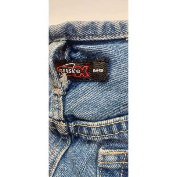 Anti-basic Women's Size 14 Shorts Denim Jean Short Blue No Waist Vintage - Picture 5 of 10